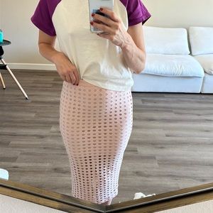 T by Alexander Wang Pink Skirt XS